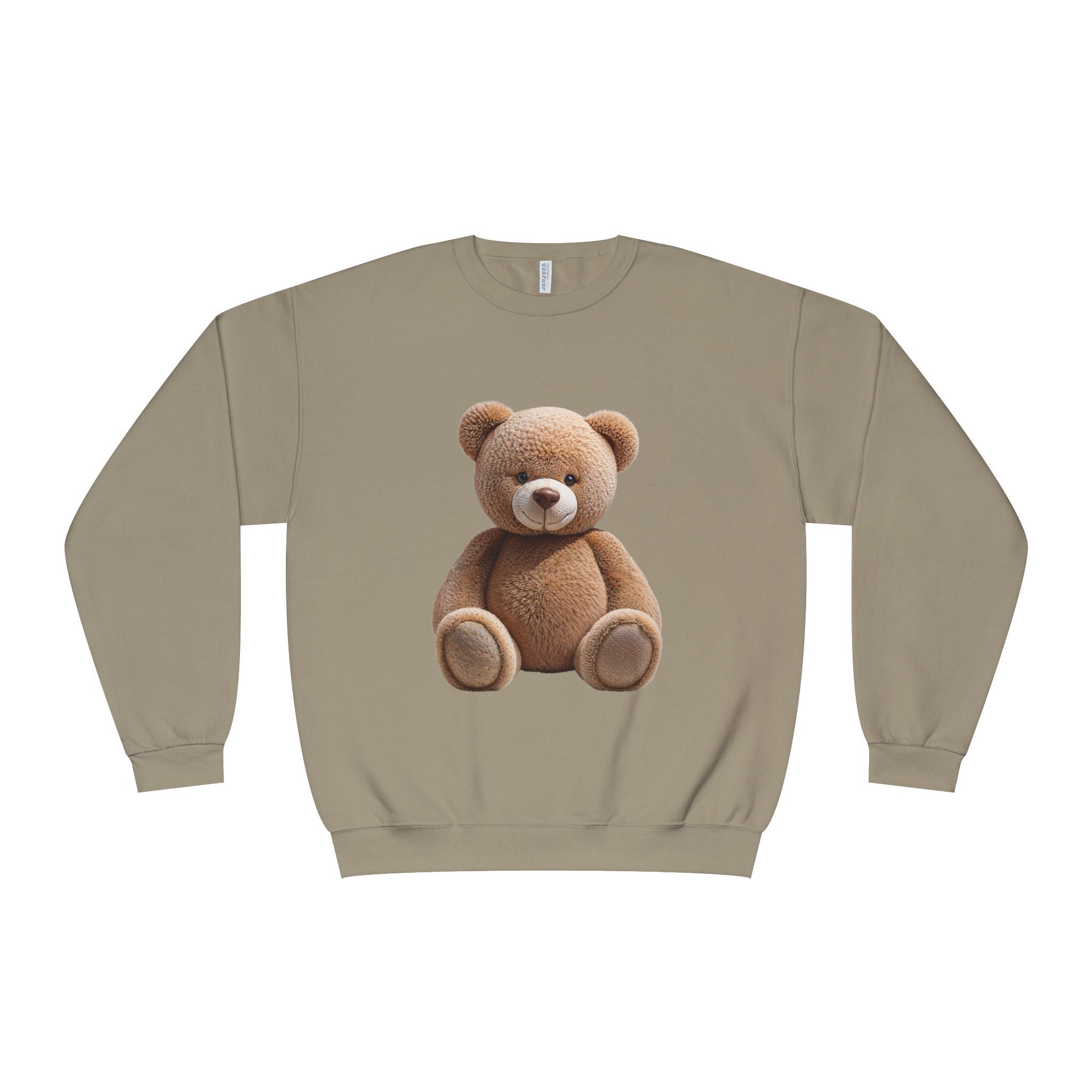 Sweat-shirt imprimé ours en peluche marron | Illustration de jouet mignon