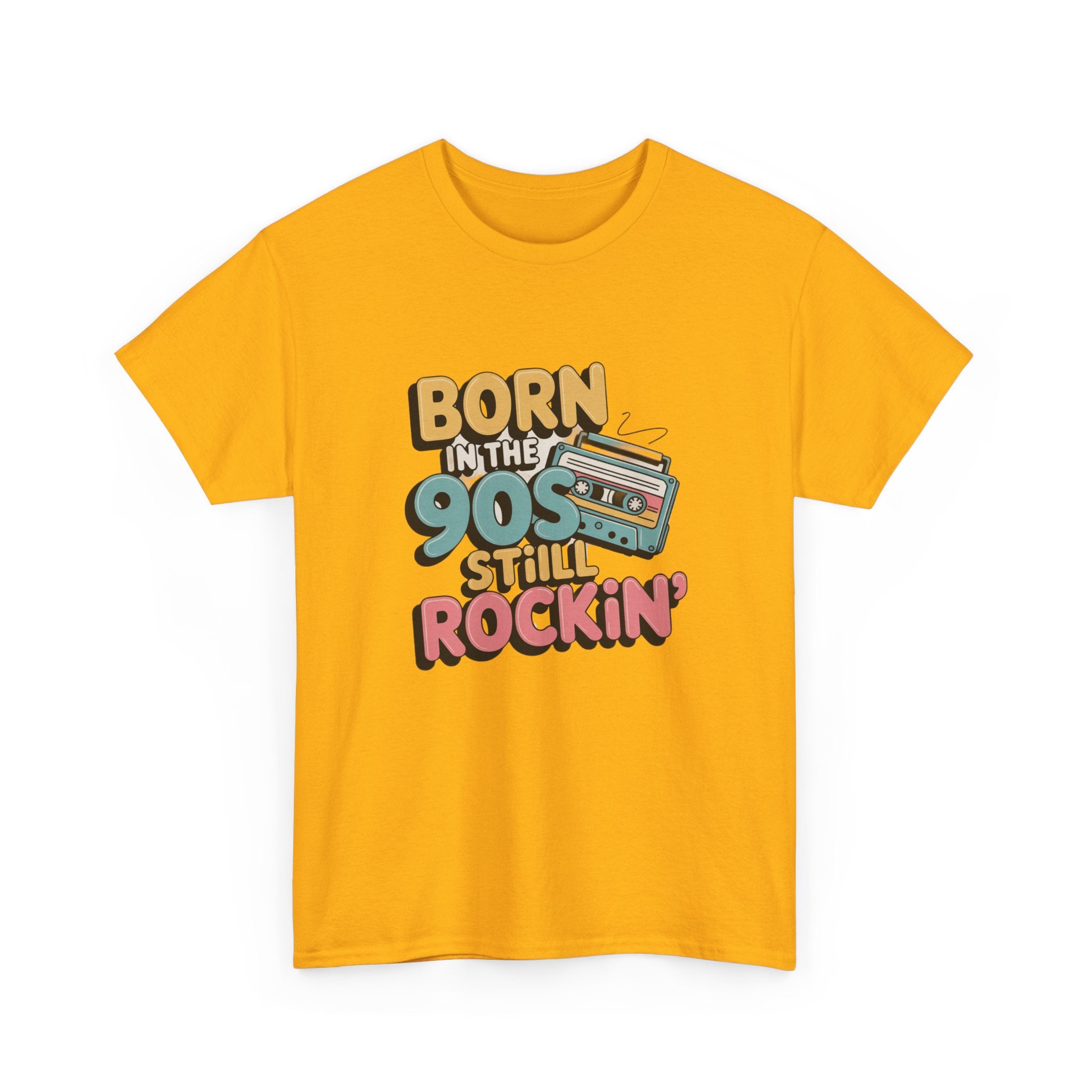 Born in the 90s T-Shirt | Retro Nostalgia Tee, Positive Quote Unisex T-Shirt, Everyday Motivation Cotton Tee