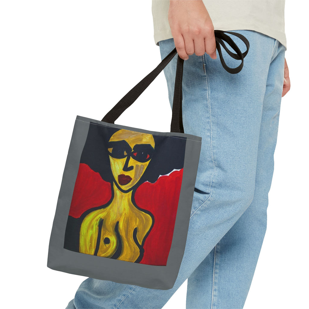 Sac cabas minimaliste nude, étude féminine au trait et au pinceau, sac fourre-tout en coton écologique, sac cabas nude expressionniste abstrait