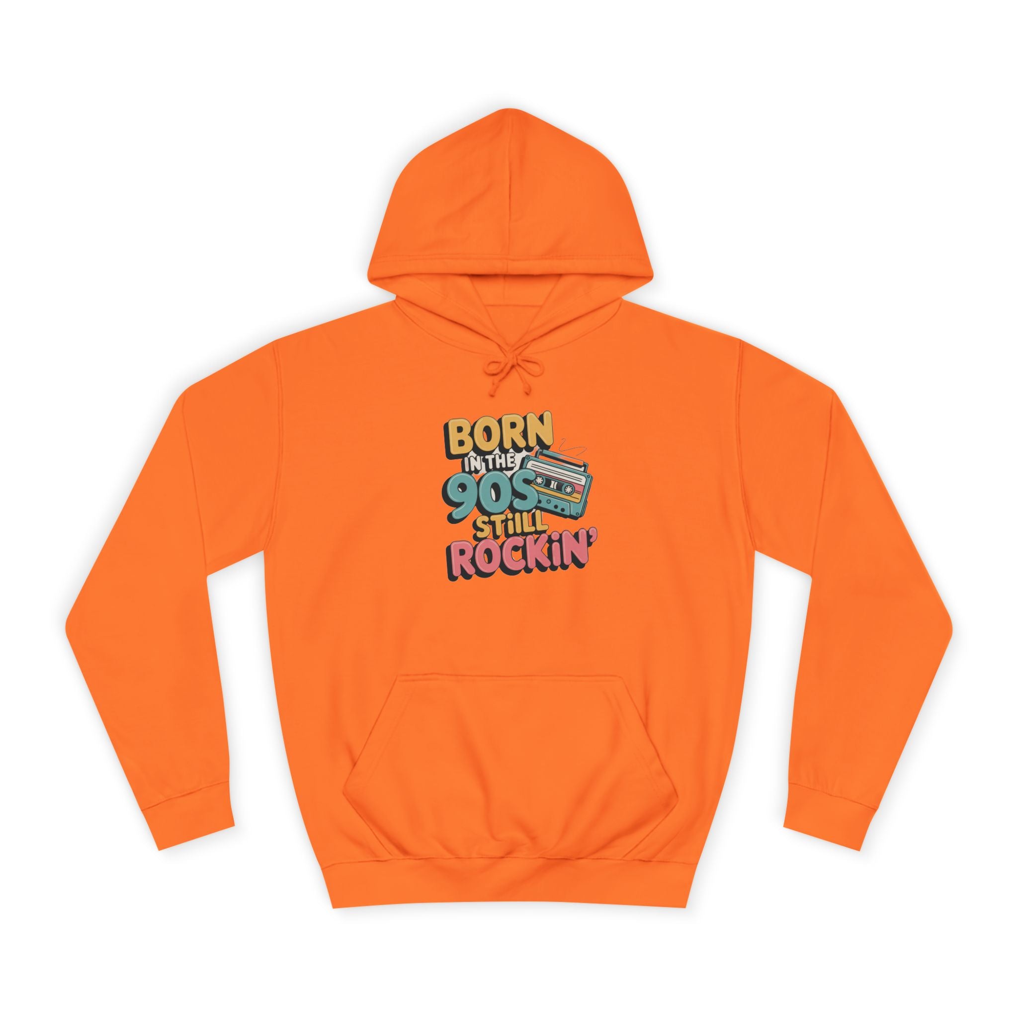 Born in the 90s Still Rockin Hoodie | Retro Cassette 90s Nostalgia