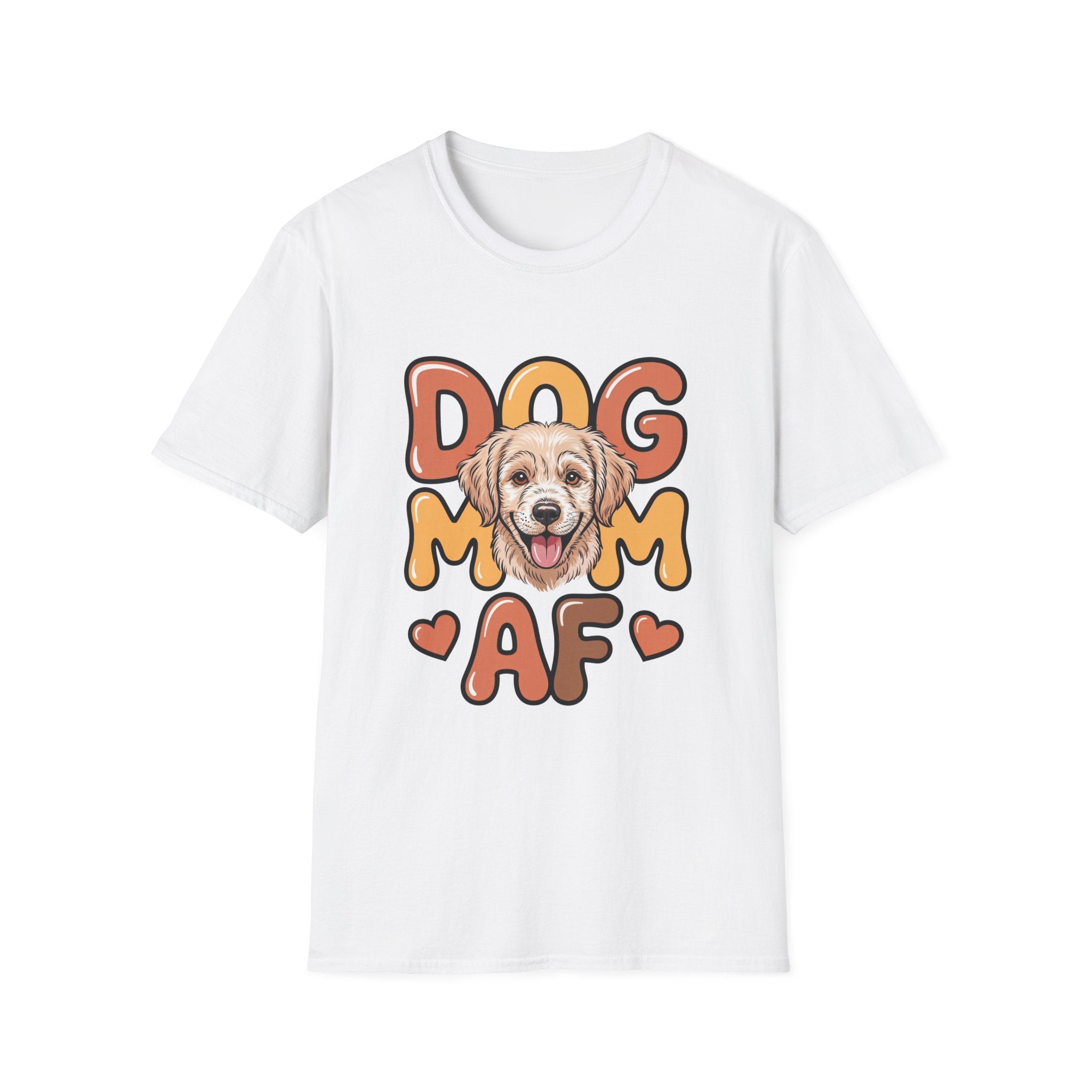 Dog Lover T-Shirt | Cute Golden Retriever Illustration, pet parent shirt
