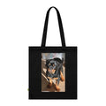Sac fourre-tout photo Rottweiler | Sac fourre-tout en toile avec portrait de chien, en coton écologique