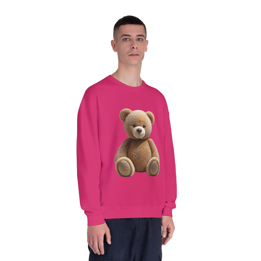 Sweat-shirt imprimé ours en peluche marron | Illustration de jouet mignon