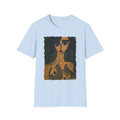 T-shirt Portrait de Femme Nue | Peinture Artistique Moderne, T-shirt Beaux-Arts, Impression Portrait de Nu Élégante, Peint à la Main, Style Galerie