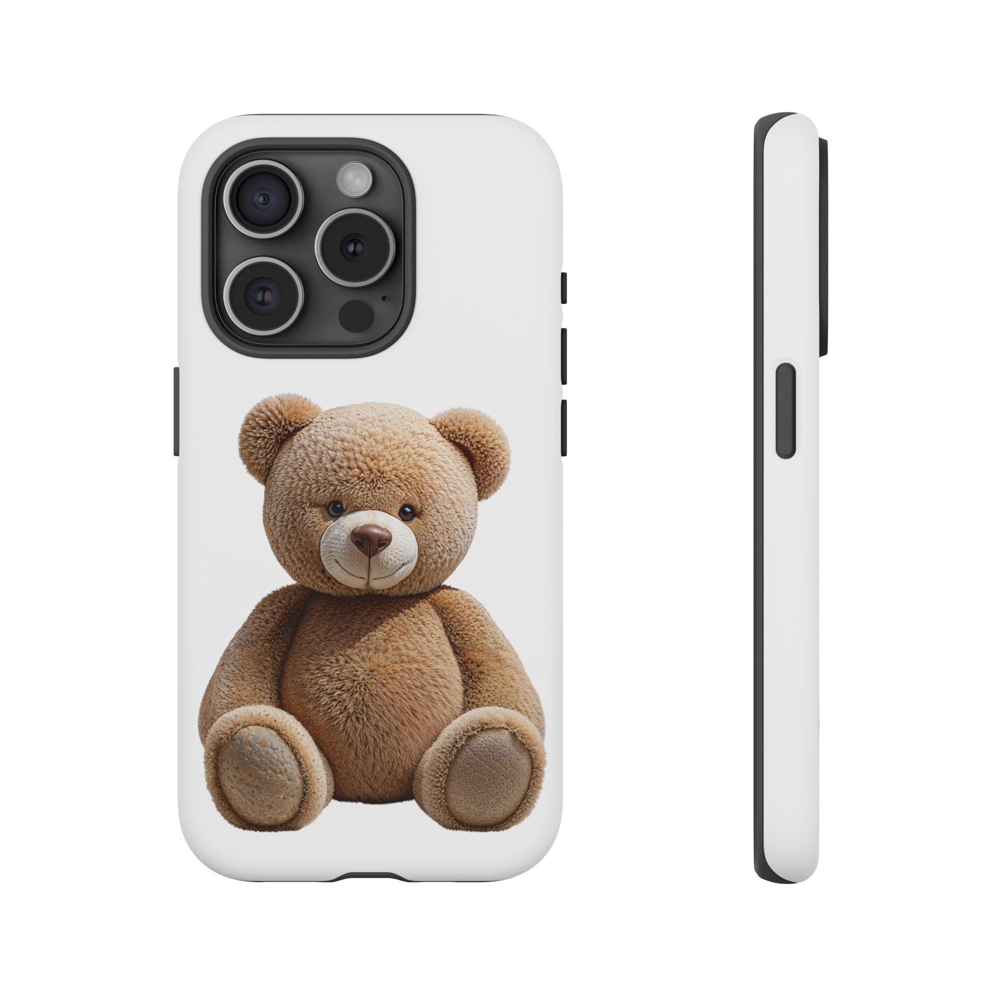 Teddy Bear Phone Case | Cute Plush Toy Illustration, i-phone, Samsung, Google phone