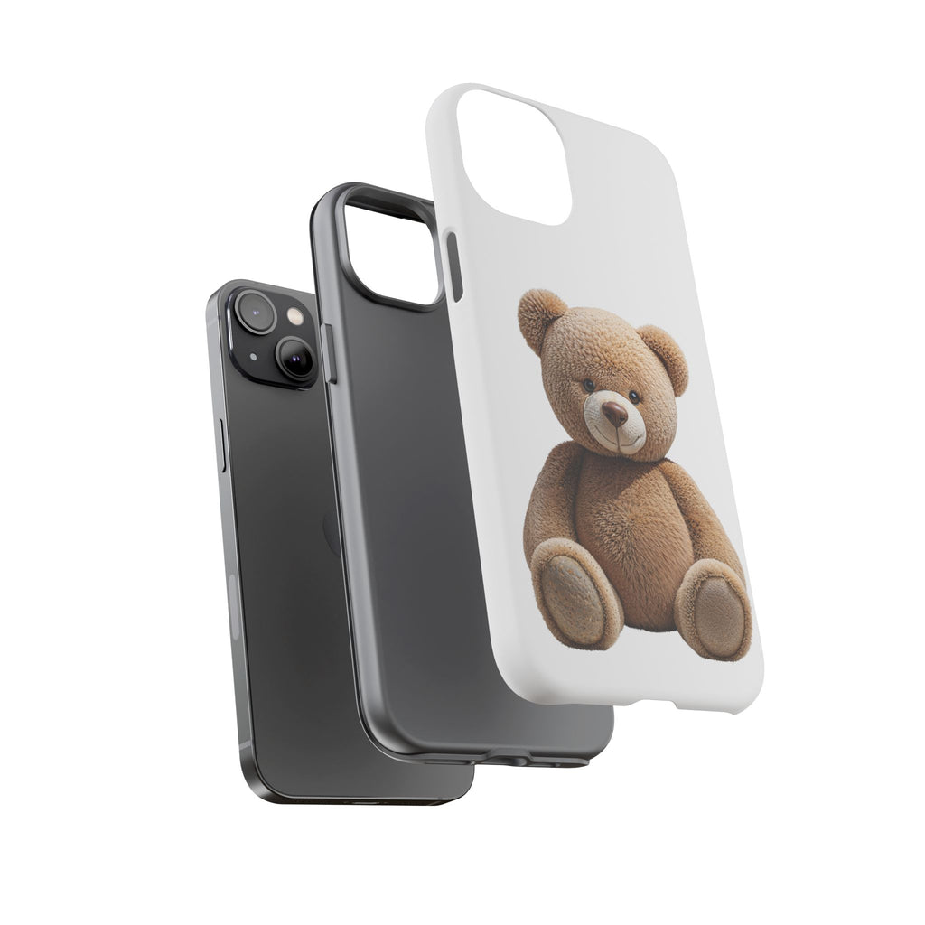 Teddy Bear Phone Case | Cute Plush Toy Illustration, i-phone, Samsung, Google phone