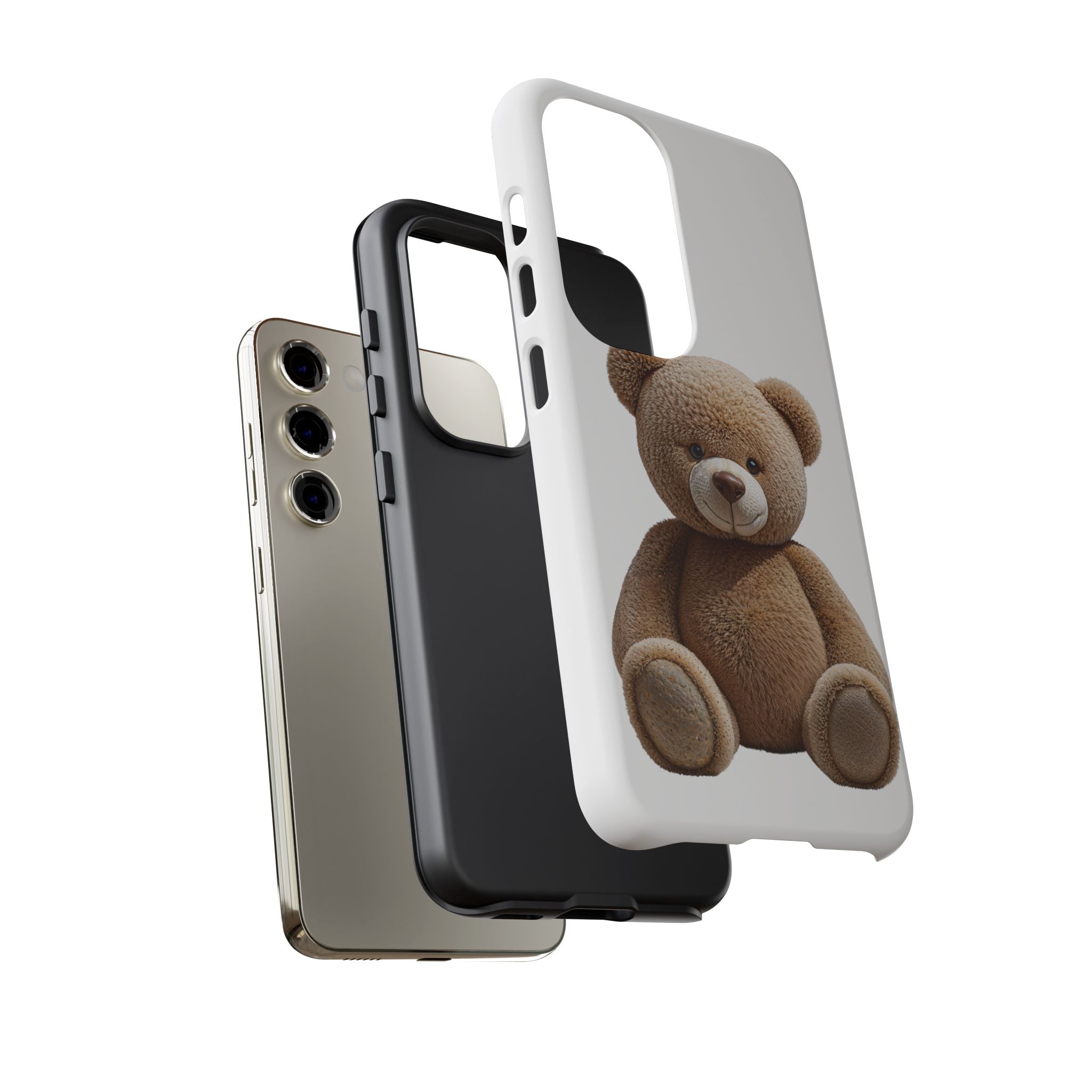 Teddy Bear Phone Case | Cute Plush Toy Illustration, i-phone, Samsung, Google phone
