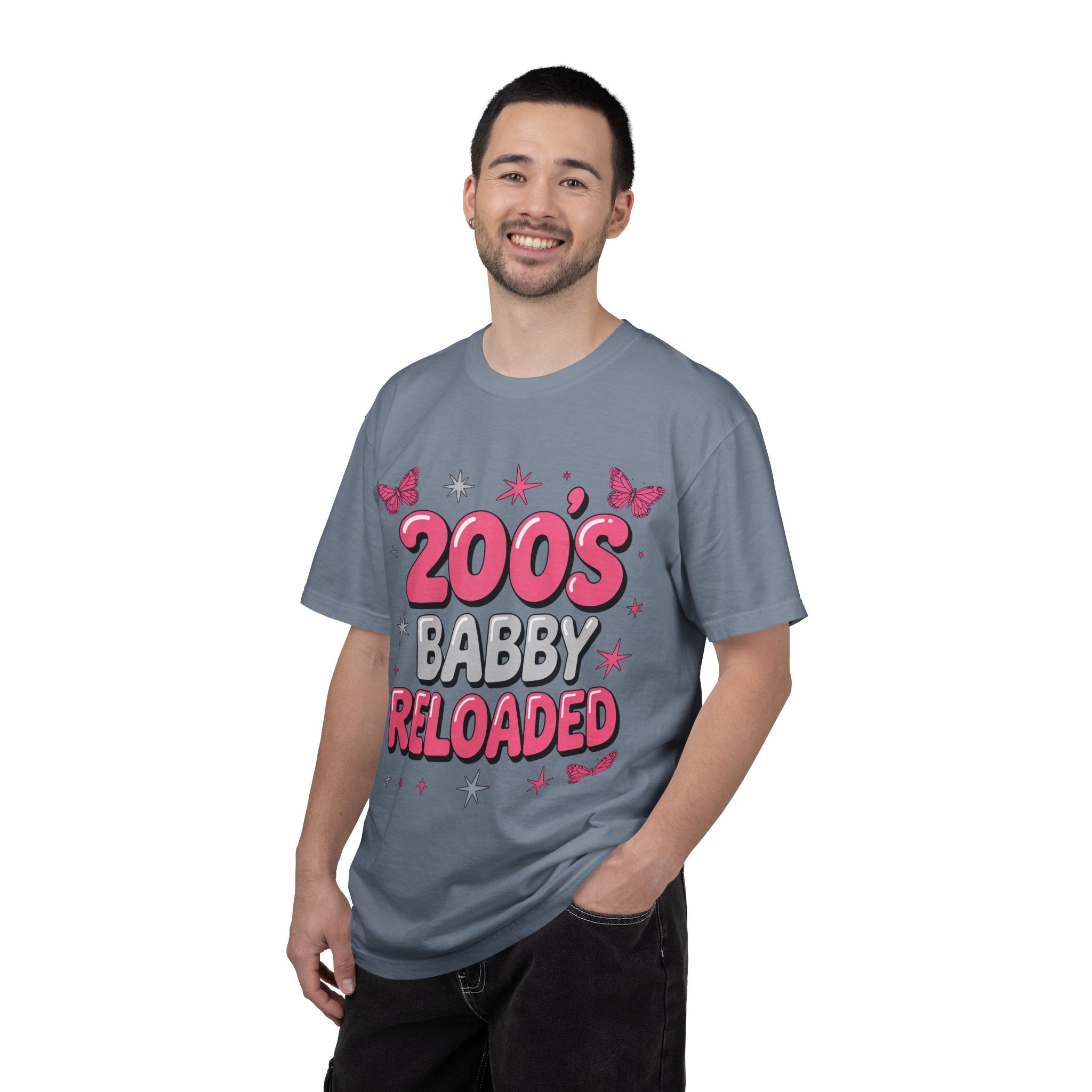 2000s Baby Reloaded T-shirt | Y2K Butterfly Graphic Tee