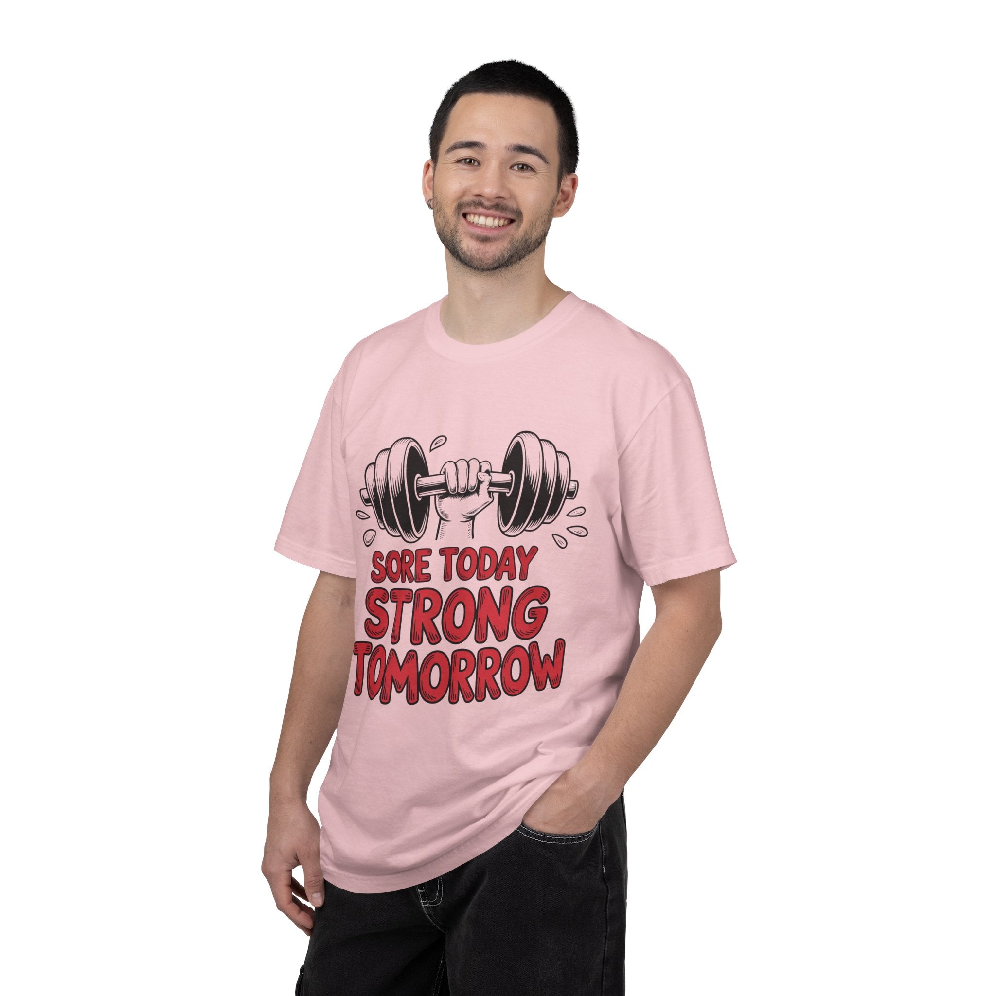Strong Man T-shirt | Dumbbell Workout Fitnes Tee