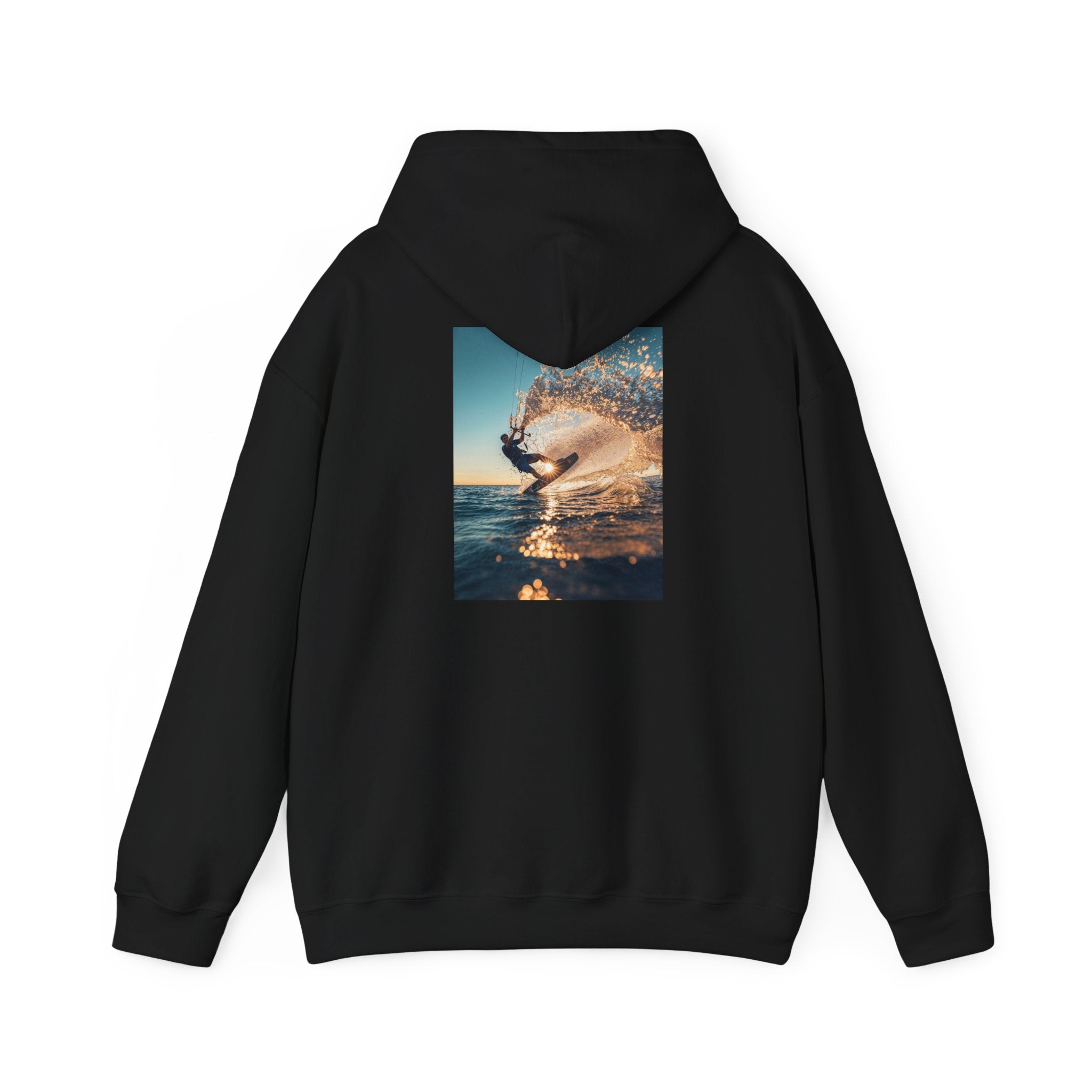 Galaxy Spiral, Hoodie | Surfer Wave Back Print