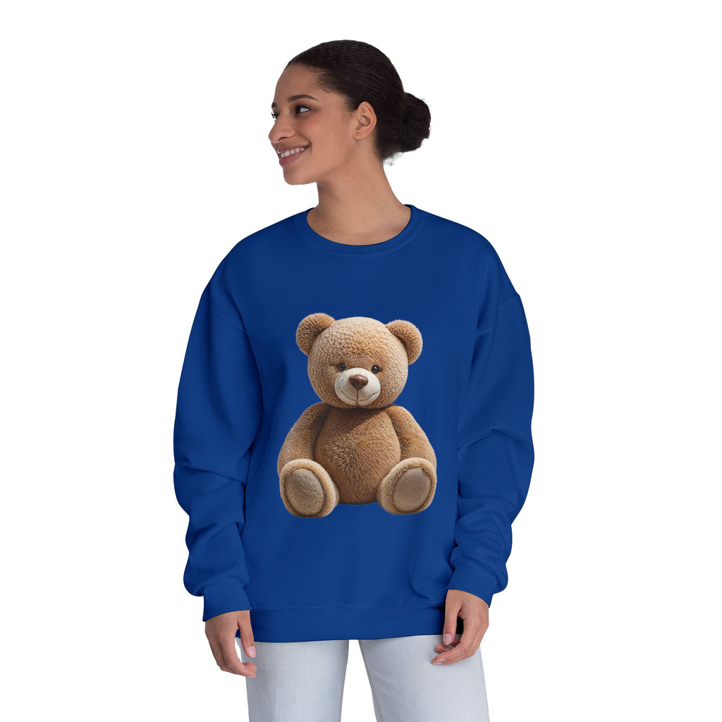 Sweat-shirt imprimé ours en peluche marron | Illustration de jouet mignon