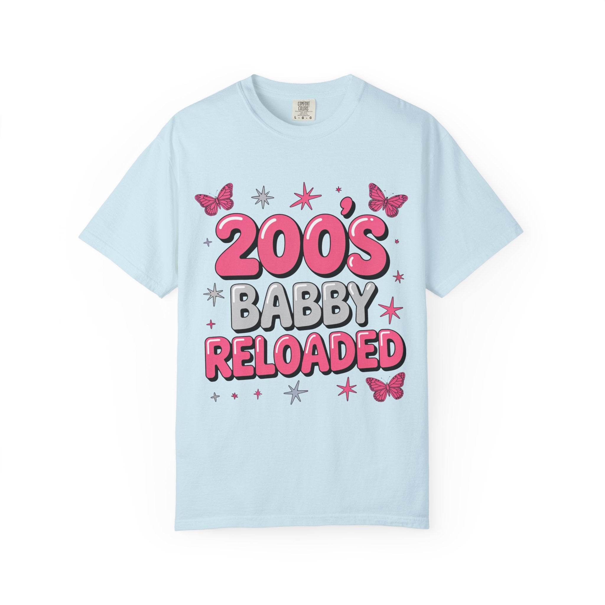 2000s Baby Reloaded T-shirt | Y2K Butterfly Graphic Tee