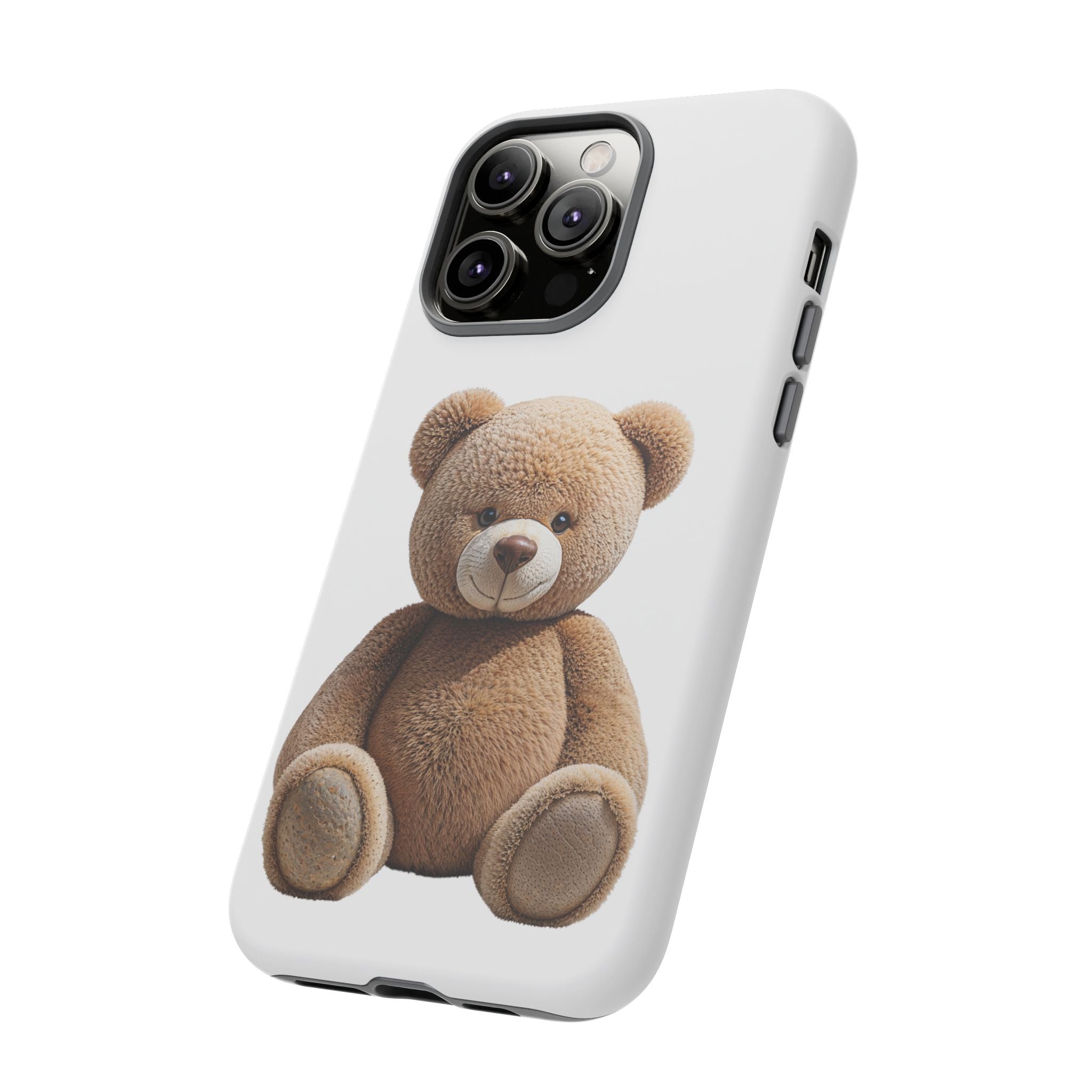 Teddy Bear Phone Case | Cute Plush Toy Illustration, i-phone, Samsung, Google phone