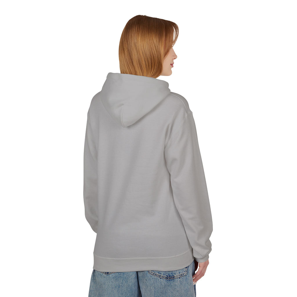 Sweat à capuche chaton assis mignon | Illustration de chat, pull blanc doux