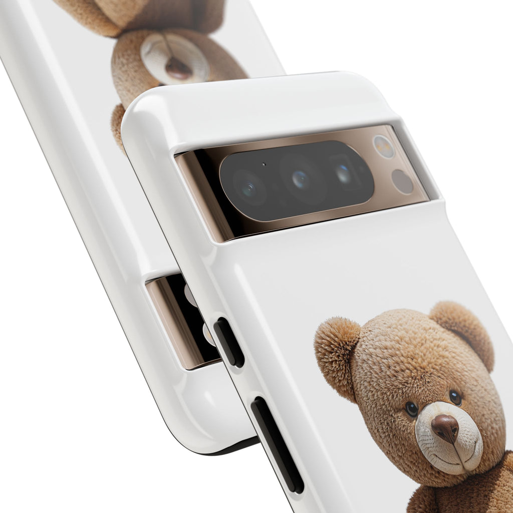 Teddy Bear Phone Case | Cute Plush Toy Illustration, i-phone, Samsung, Google phone