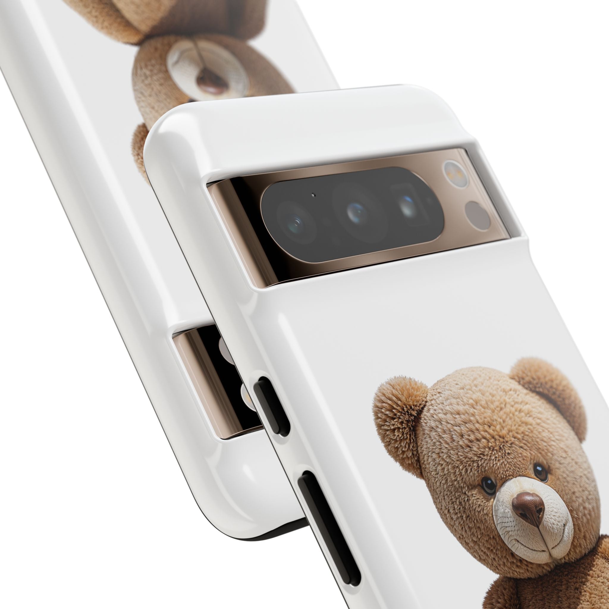 Teddy Bear Phone Case | Cute Plush Toy Illustration, i-phone, Samsung, Google phone