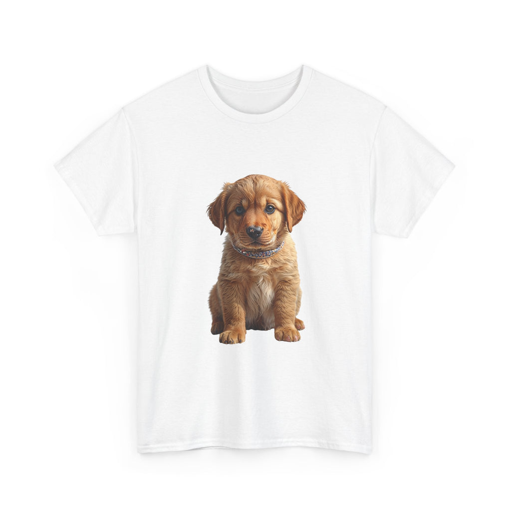 T-shirt avec un adorable chiot Golden Retriever | Portrait de chien