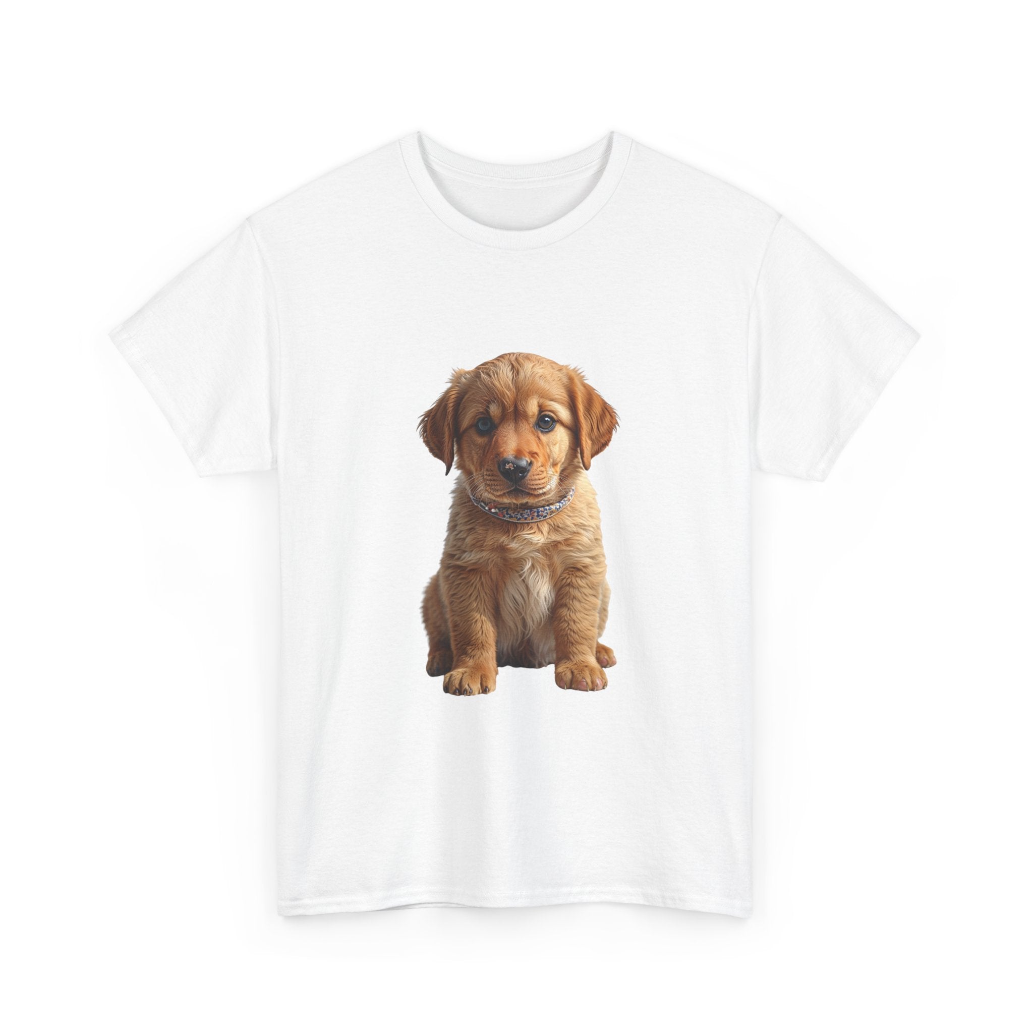 T-shirt avec un adorable chiot Golden Retriever | Portrait de chien