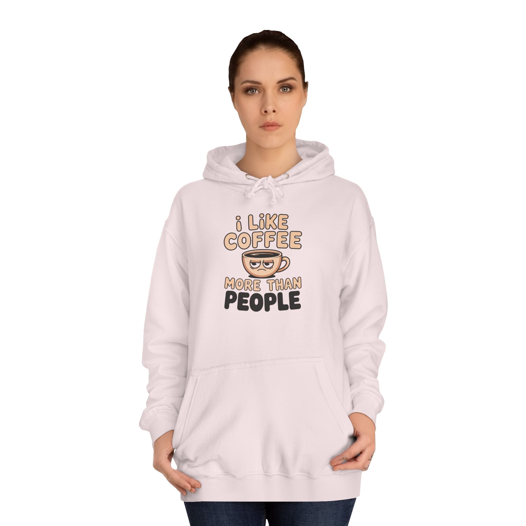 Coffee Lover Hoodie, Funny Coffee Shirt, Funny Slogan Hoodie Empowering Self Love Motivational Pullover Gift