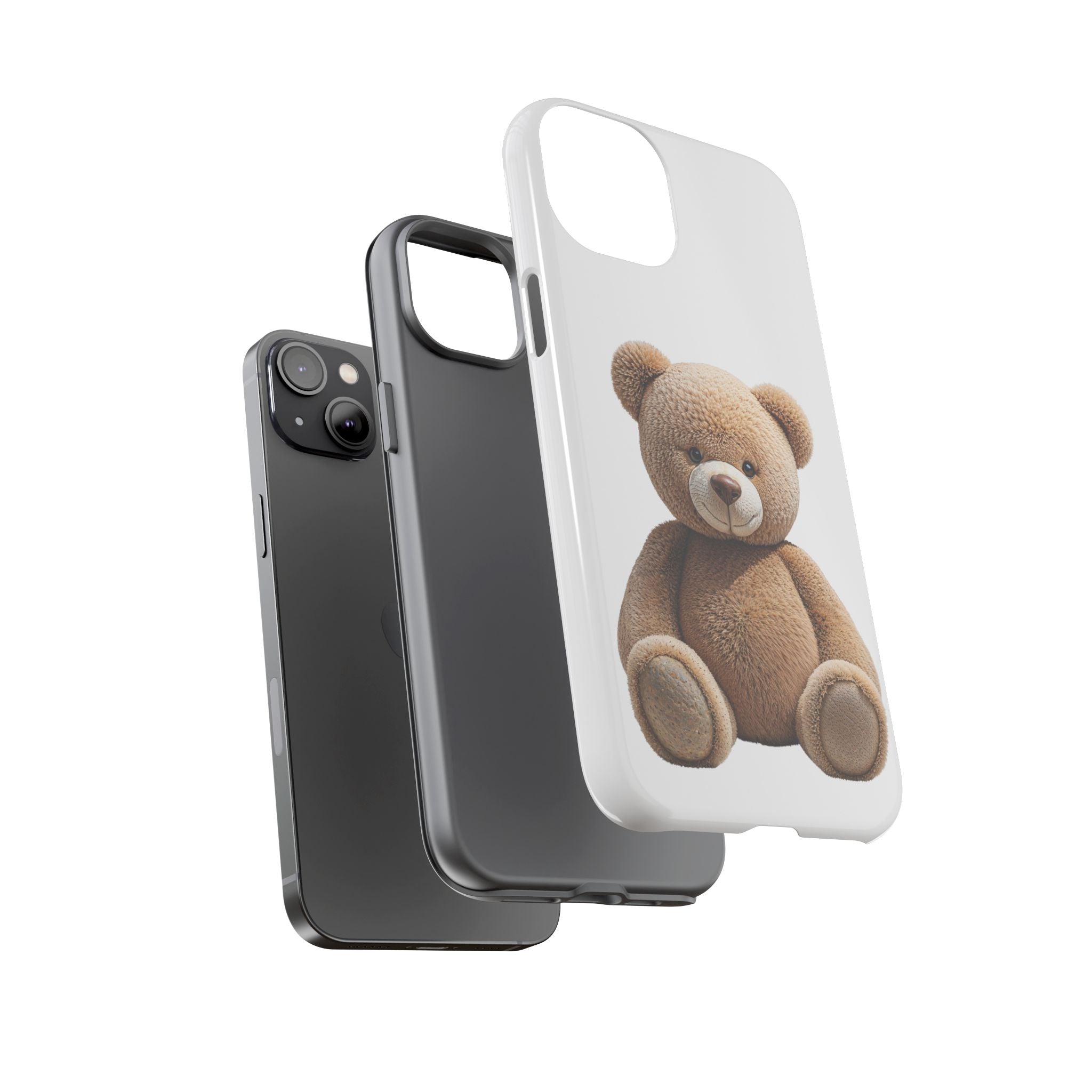 Teddy Bear Phone Case | Cute Plush Toy Illustration, i-phone, Samsung, Google phone