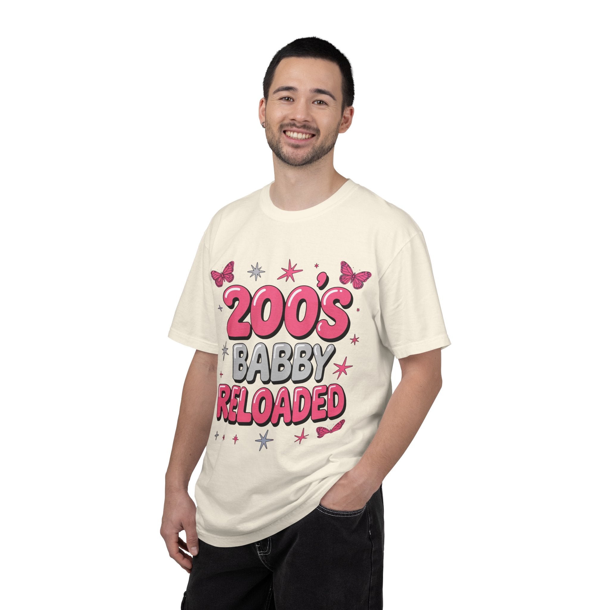 2000s Baby Reloaded T-shirt | Y2K Butterfly Graphic Tee