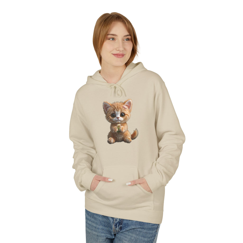 Cute Kitten image Hoodie | Small Cat Illustration hoodie, Limited edition