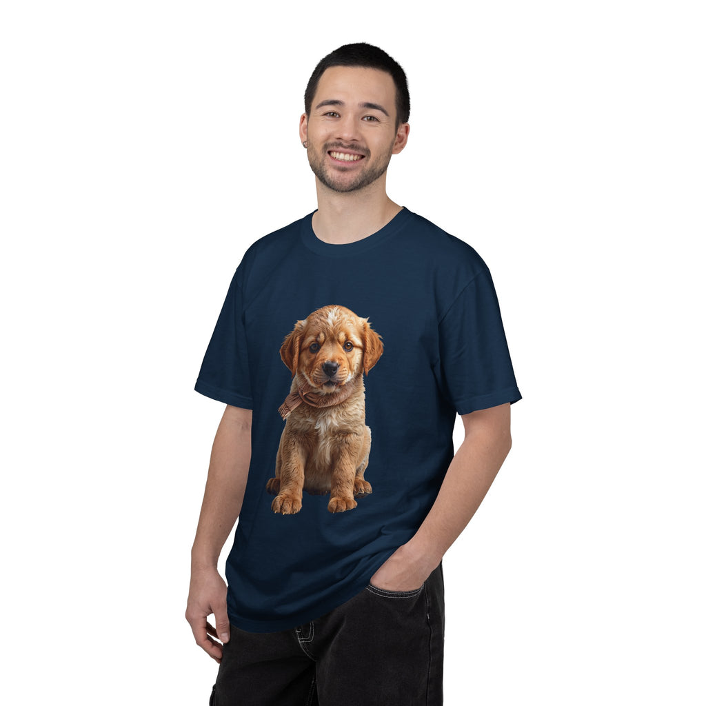 T-shirt chiot Golden Retriever | T-shirt photo de chien mignon