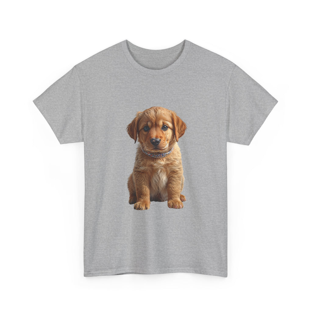 T-shirt avec un adorable chiot Golden Retriever | Portrait de chien