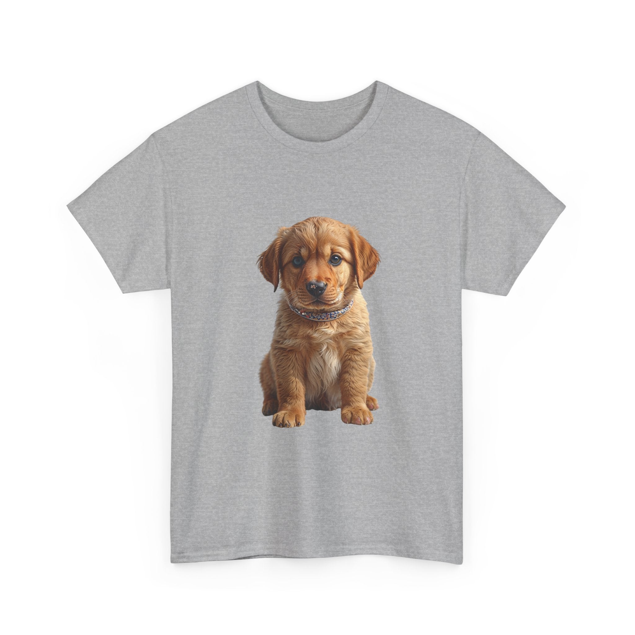 T-shirt avec un adorable chiot Golden Retriever | Portrait de chien