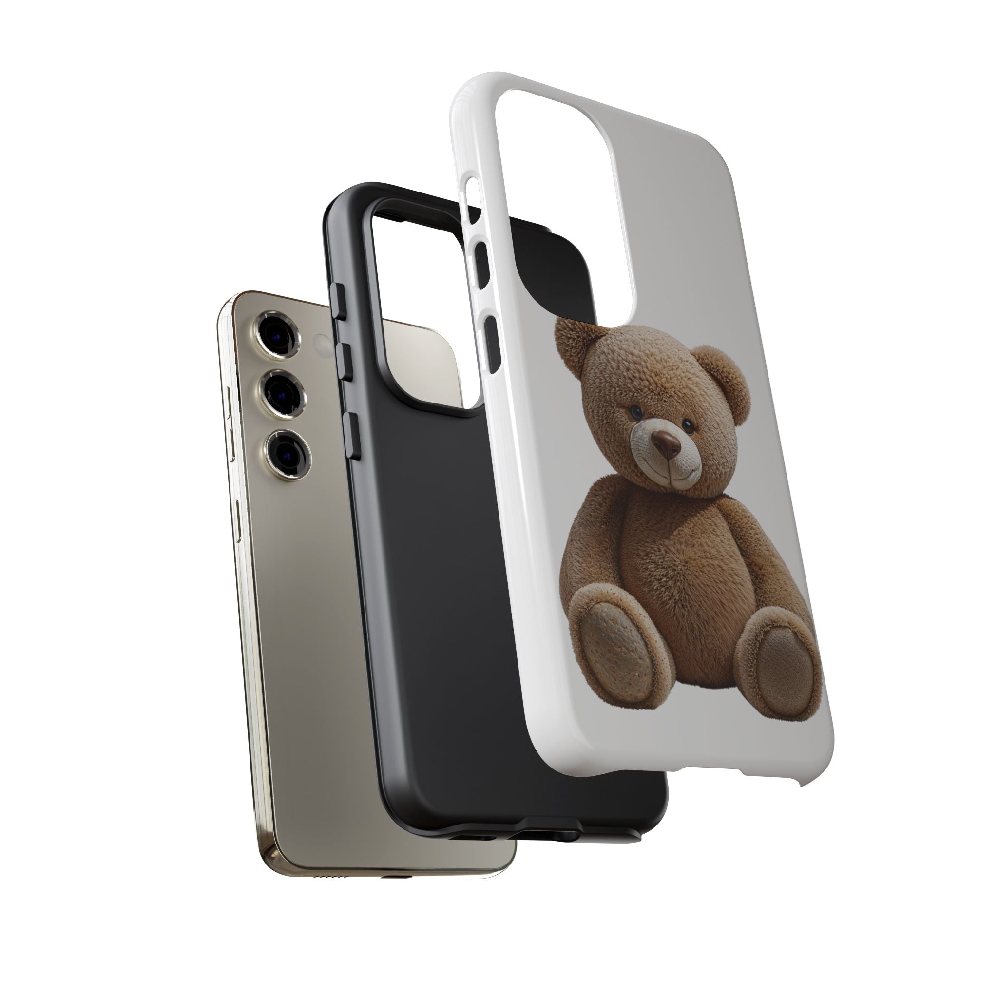 Teddy Bear Phone Case | Cute Plush Toy Illustration, i-phone, Samsung, Google phone
