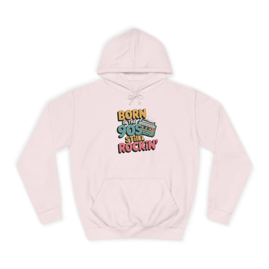 Retro 90s Nostalgia, Stronger Than Storm Hoodie Inspirational Mental Health Oversized Sweatshirt