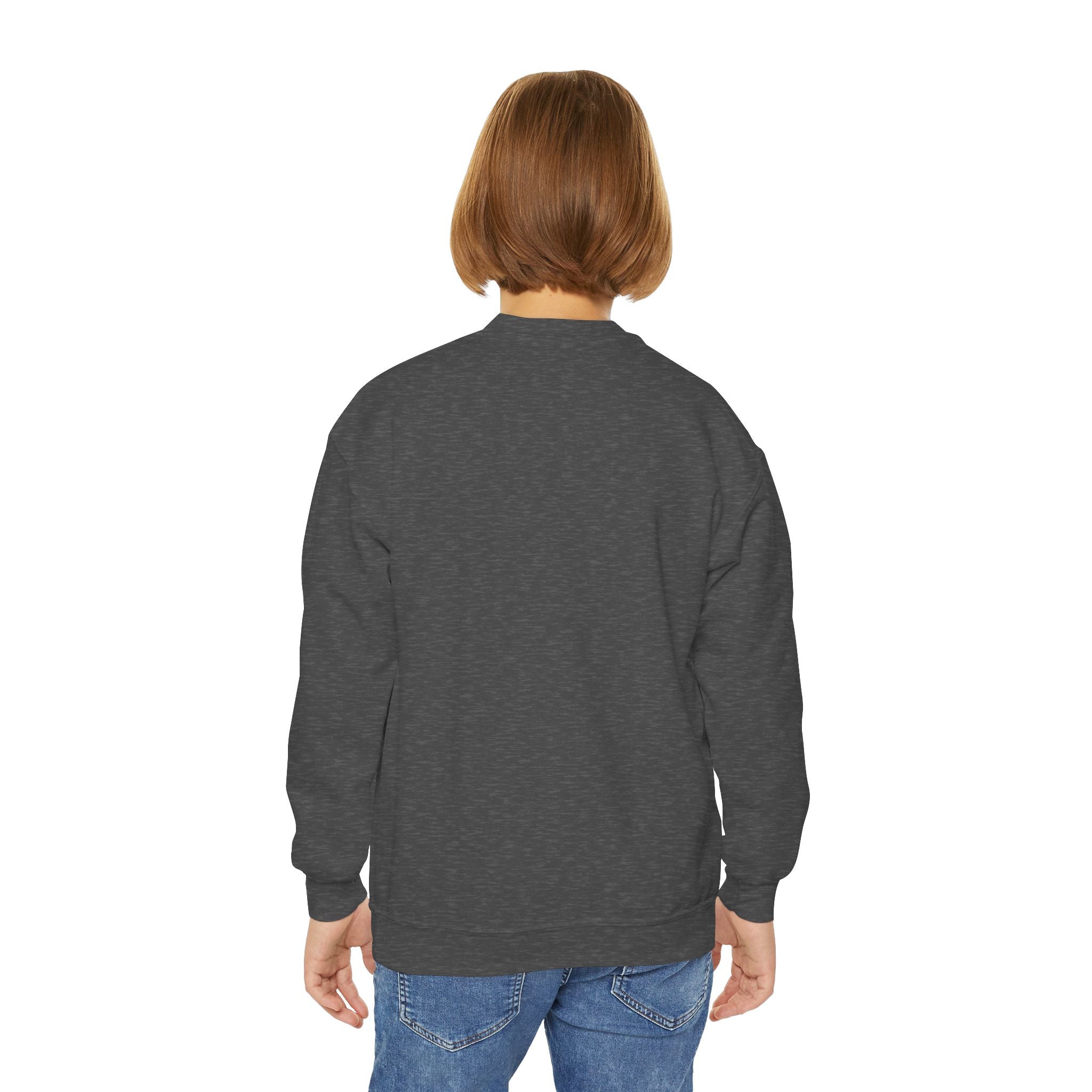 Sweat-shirt ras du cou pour enfant avec motif chat tigré | Portrait de chaton mignon