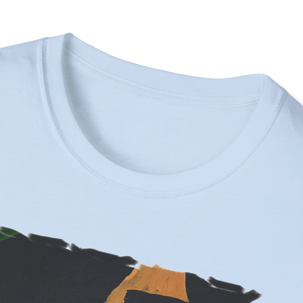 T-shirt Portrait de Femme Nue | Peinture Artistique Moderne, T-shirt Beaux-Arts, Impression Portrait de Nu Élégante, Peint à la Main, Style Galerie