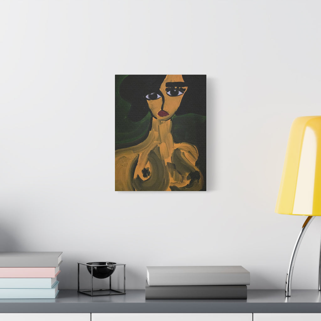 Toile de portrait abstrait | Art contemporain sur toile, art minimaliste