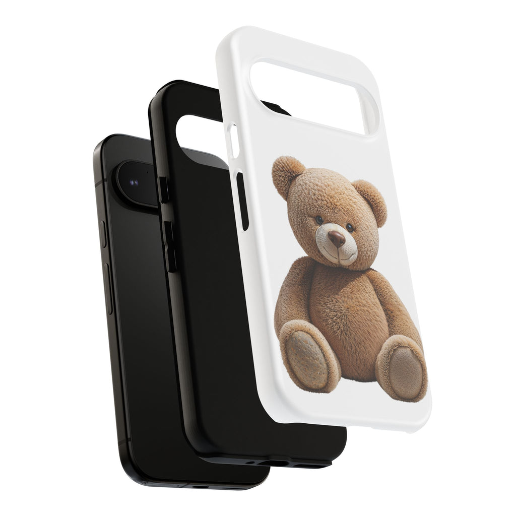 Teddy Bear Phone Case | Cute Plush Toy Illustration, i-phone, Samsung, Google phone