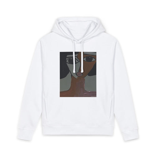 Abstract Portrait Hoodie — Organic Side Pocket Sounder