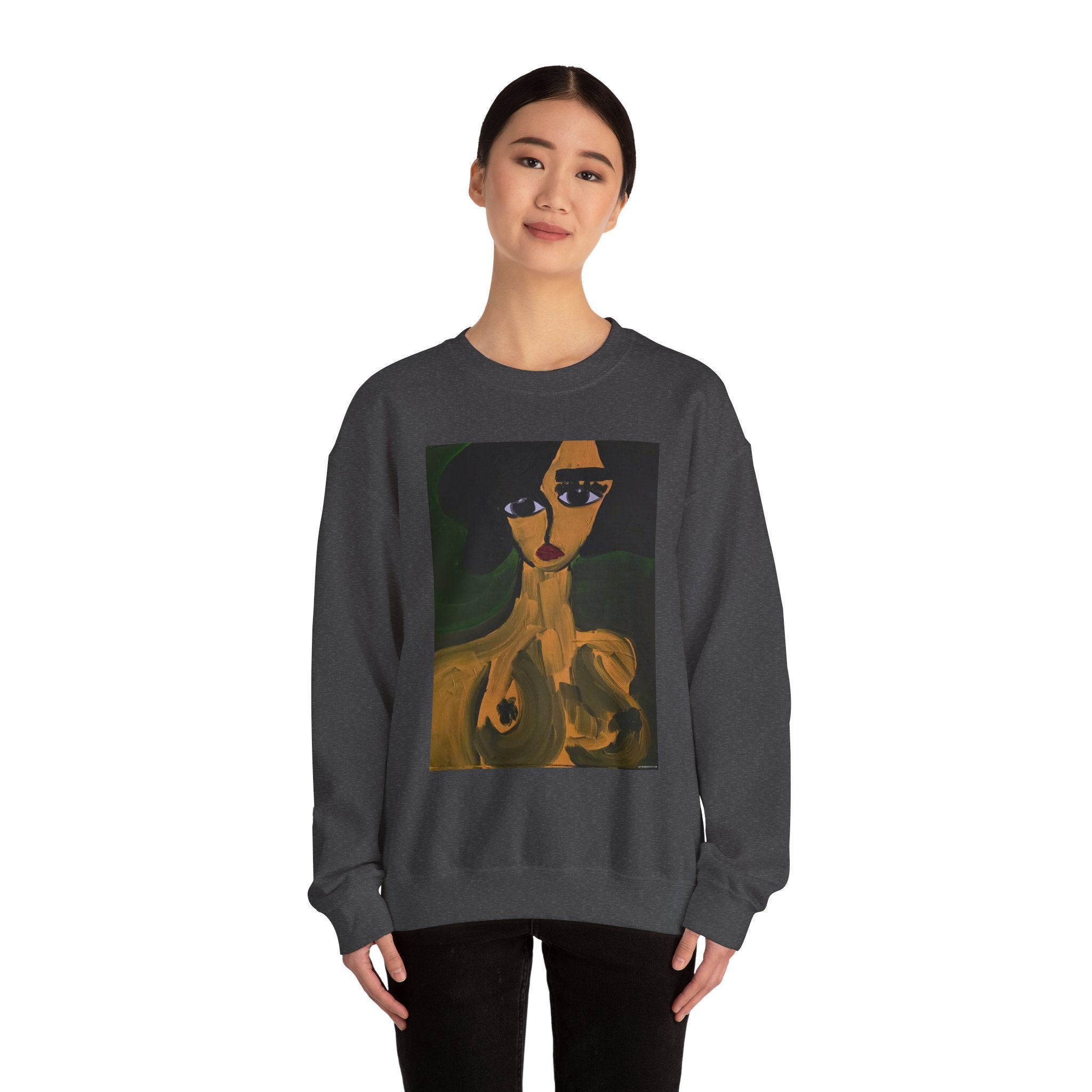 T-shirt Édition Artiste, Portrait de Nu Élégant, Tirage d'Art Limité, Sweat-shirt Peinture de Portrait Abstrait |