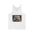 Roaring Tiger Face Tank | Fierce Bengal Portrait, Wildlife Art