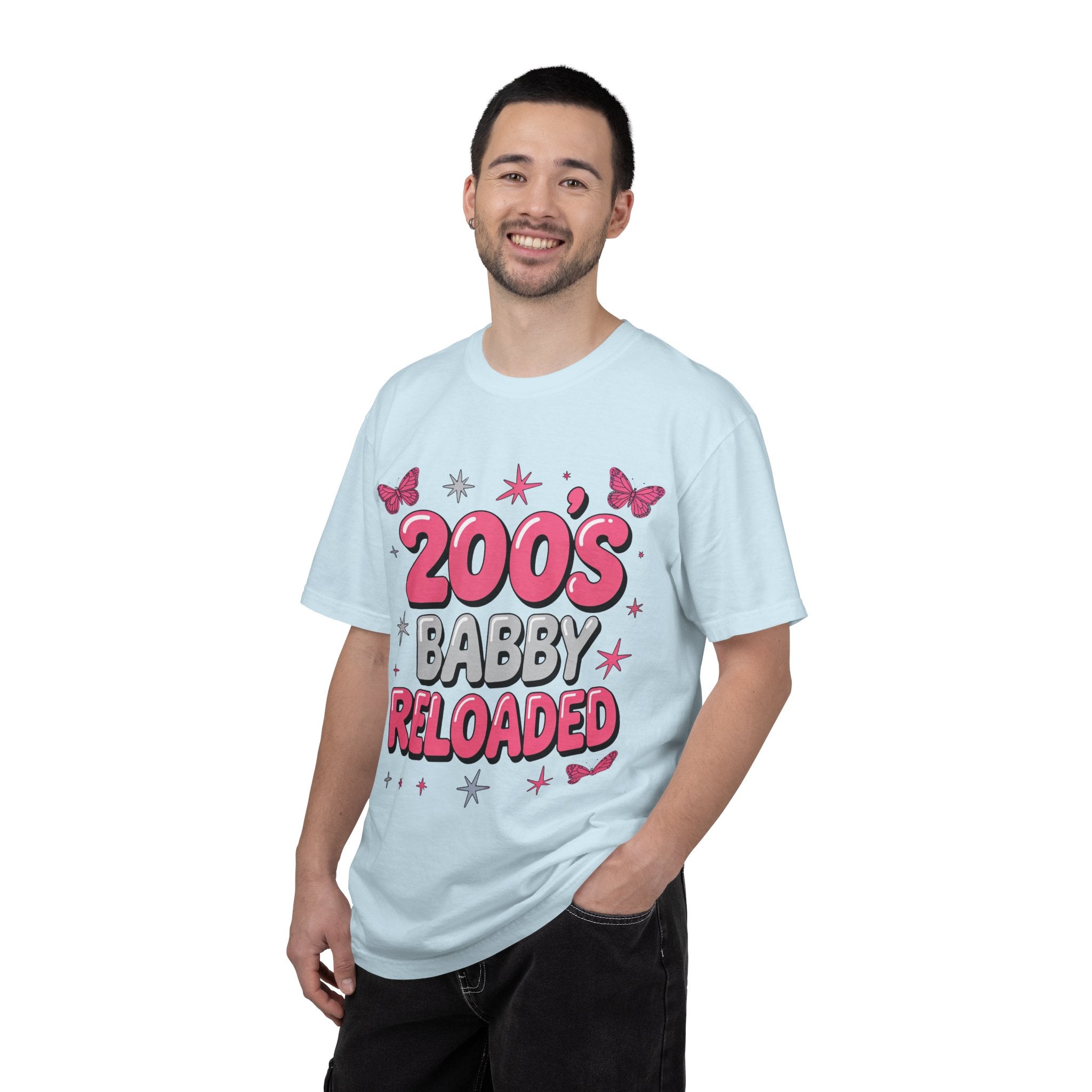 2000s Baby Reloaded T-shirt | Y2K Butterfly Graphic Tee