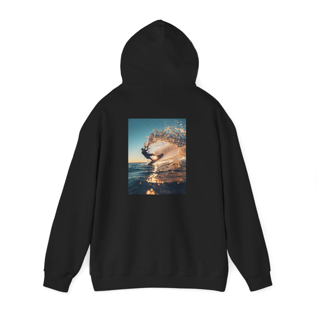 Galaxy Spiral, Hoodie | Surfer Wave Back Print