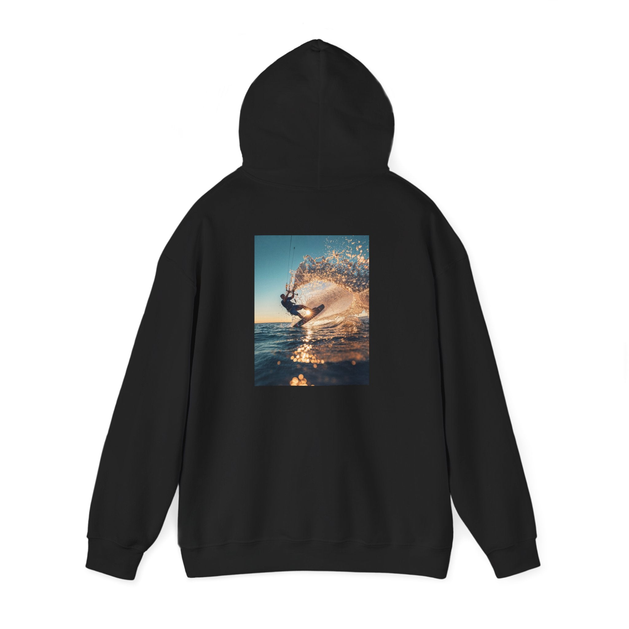 Galaxy Spiral, Hoodie | Surfer Wave Back Print