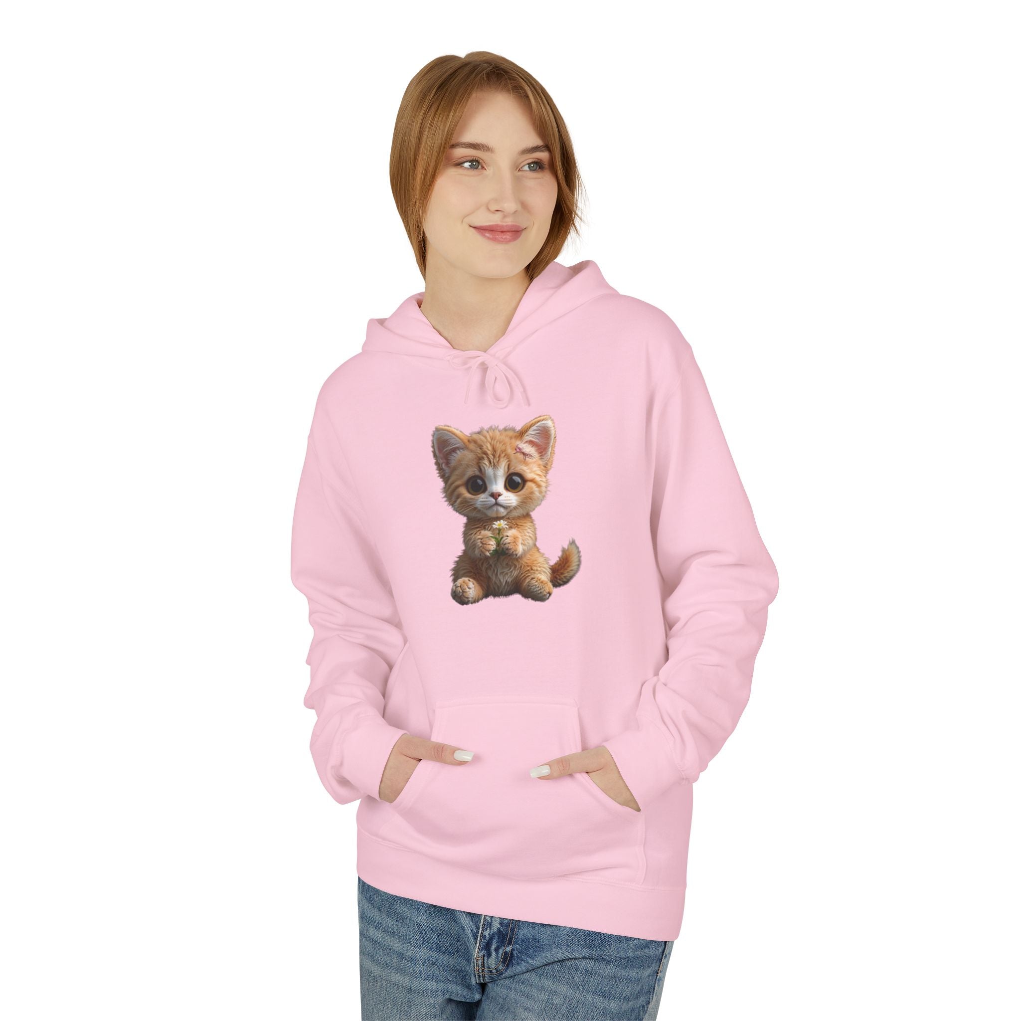 Cute Kitten image Hoodie | Small Cat Illustration hoodie, Limited edition