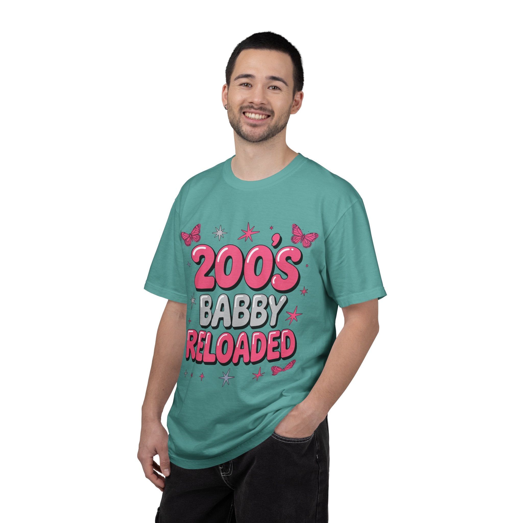 2000s Baby Reloaded T-shirt | Y2K Butterfly Graphic Tee