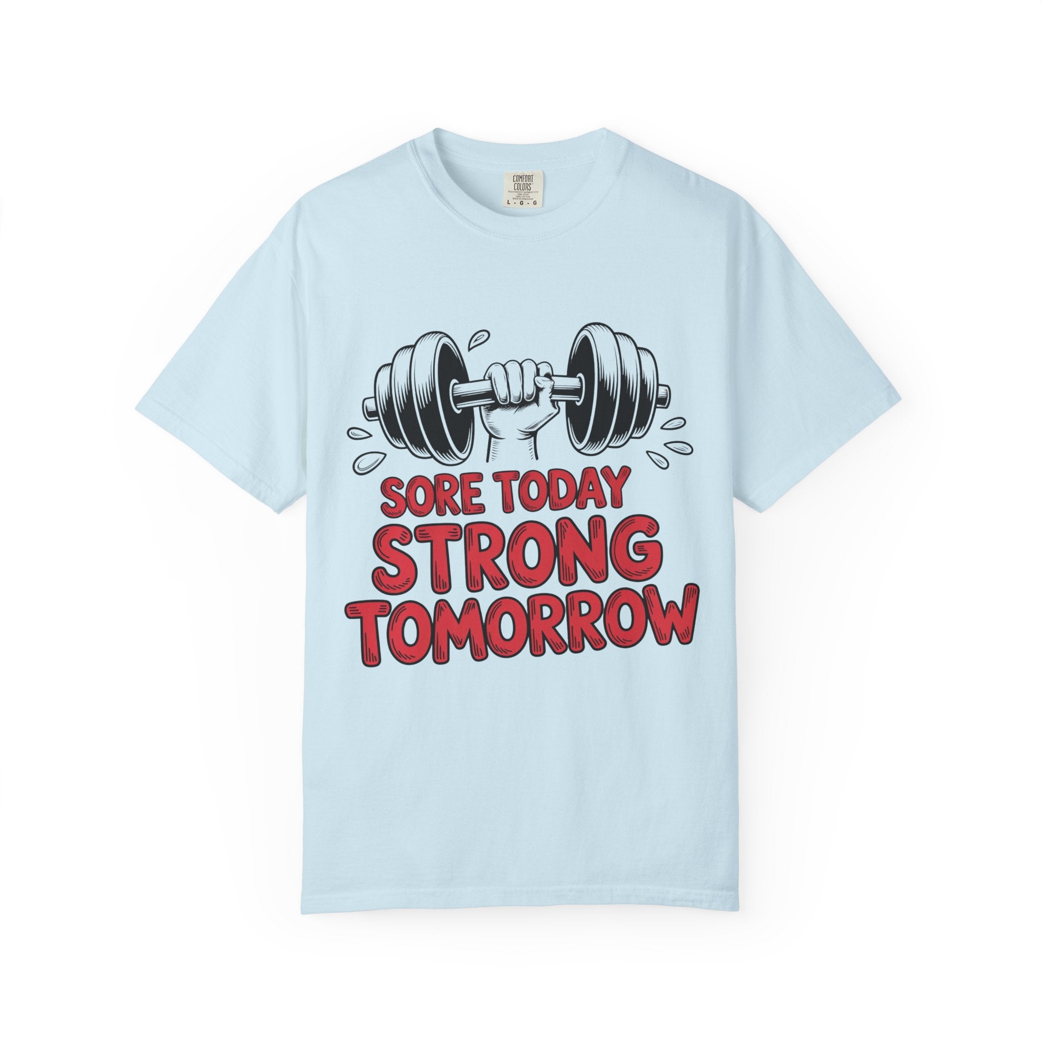 Strong Man T-shirt | Dumbbell Workout Fitnes Tee