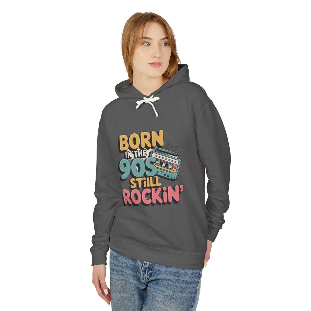 Born in the 90s Still Rockin' Hoodie | Retro Cassette 90s Nostalgia