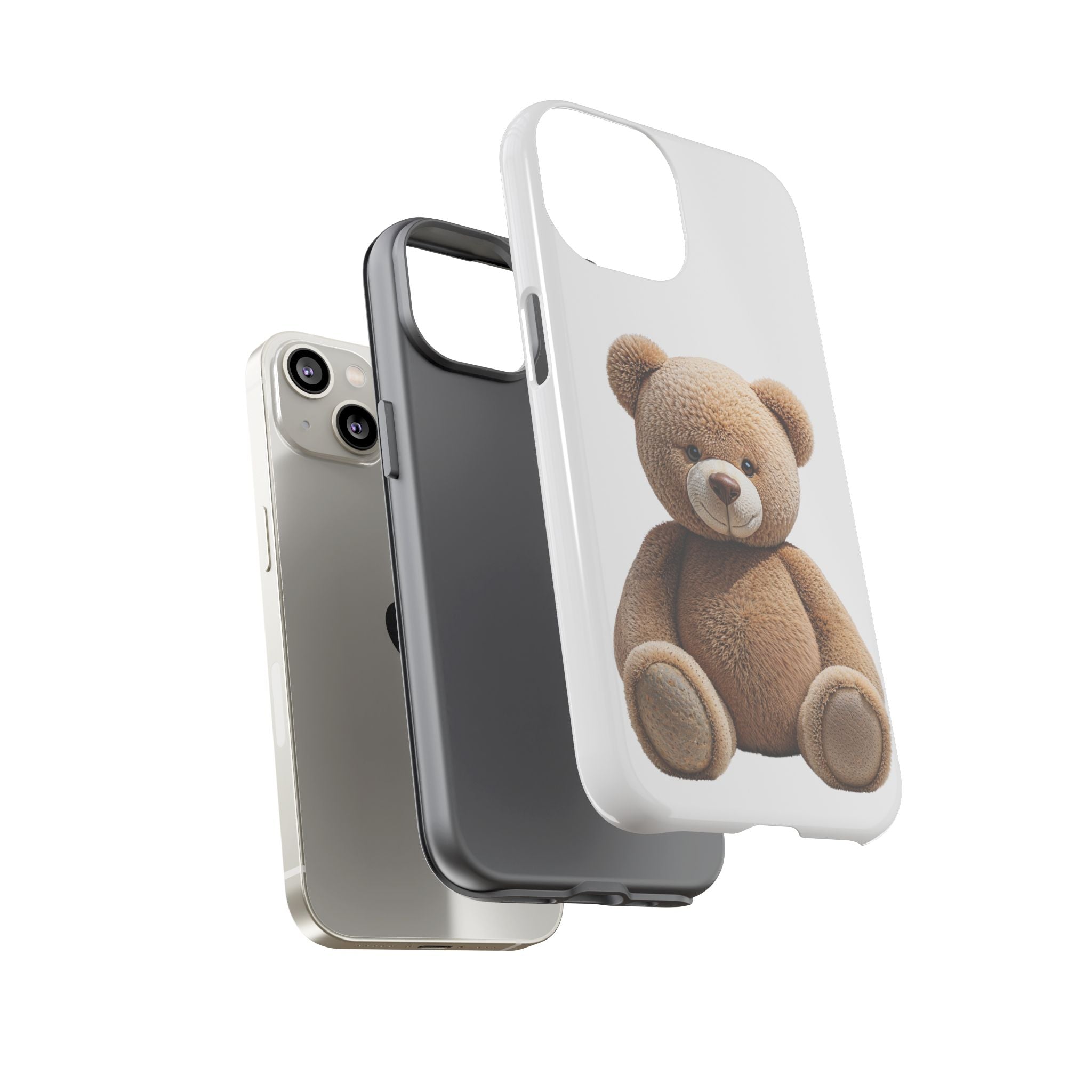 Teddy Bear Phone Case | Cute Plush Toy Illustration, i-phone, Samsung, Google phone