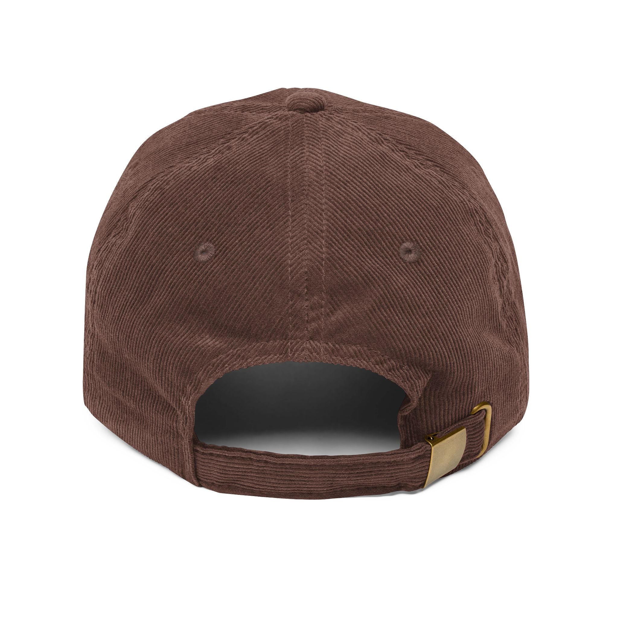 Casquette brodée avec portrait de chien | Casquette de baseball vintage en velours côtelé