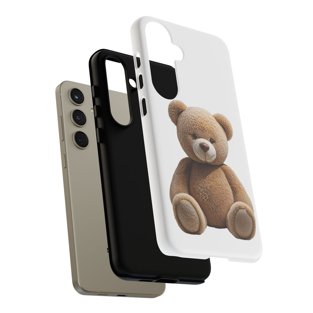 Teddy Bear Phone Case | Cute Plush Toy Illustration, i-phone, Samsung, Google phone