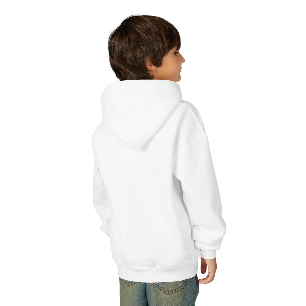 Brown Teddy Bear Youth Hoodie | Cute Plush Toy Illustration