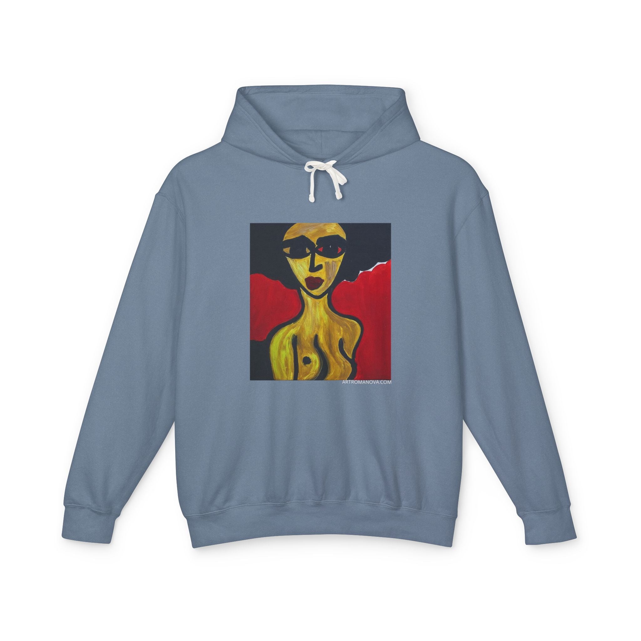 Sweat à capuche taille basse — Pull en maille ajourée avec motif artisanal audacieux 